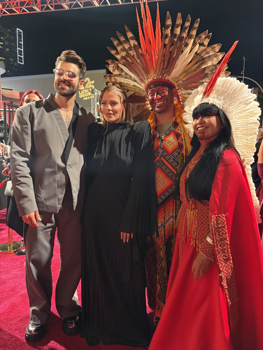 Mapu Huni Kuin no Grammy Latino, em Miami